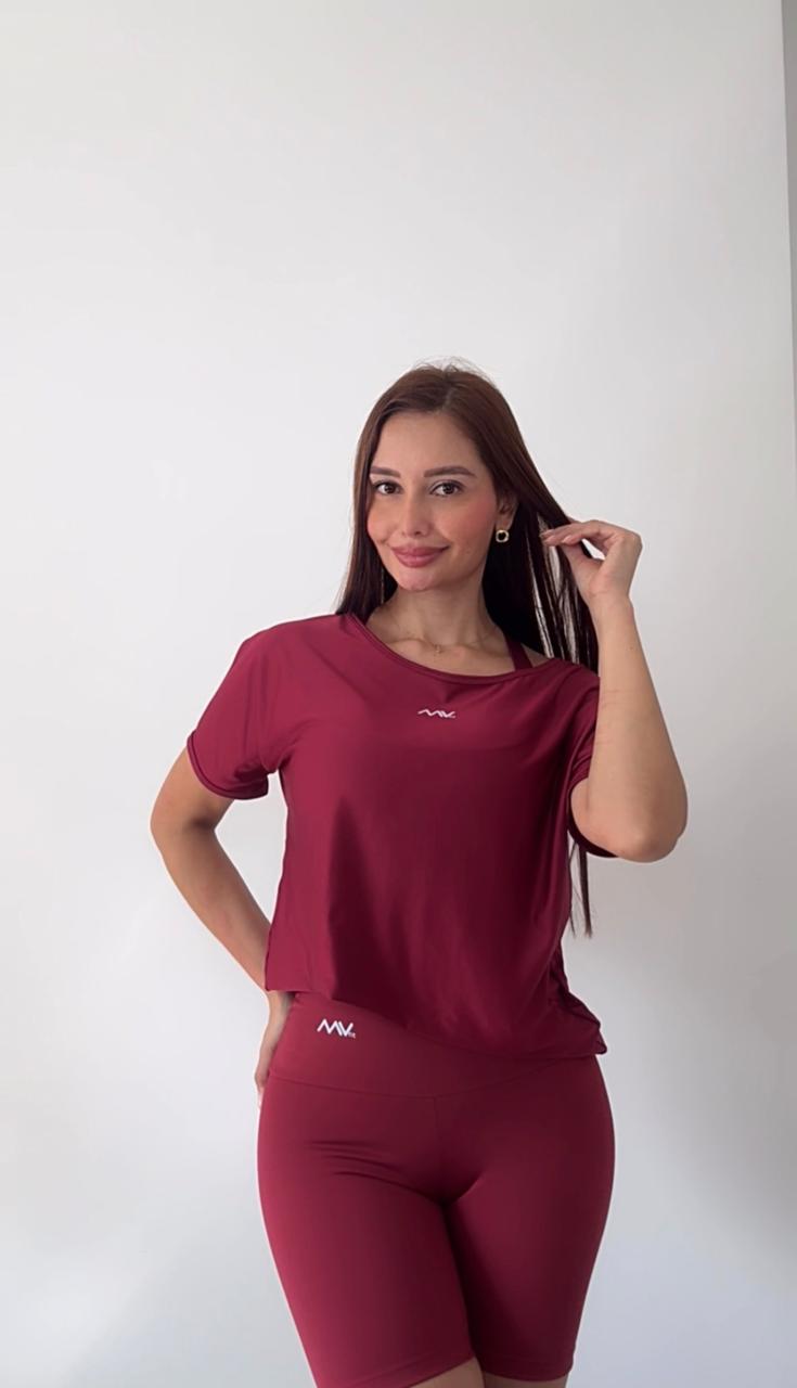 Camiseta Sienna Vinotinto