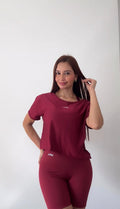 Camiseta Sienna Vinotinto