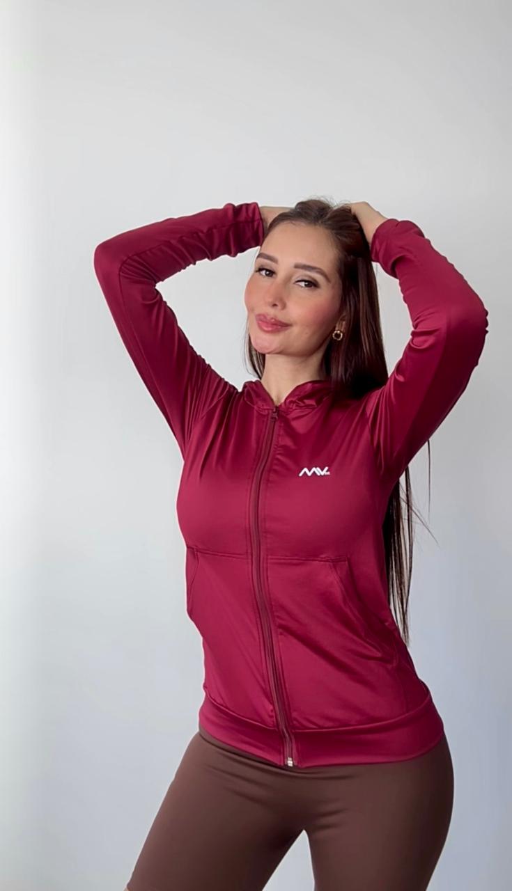 Chaqueta Otoño Vinotinto